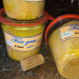 SVF "mi-cuit" 400 g Foie gras entier de canard