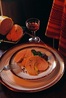 assiette avec tranche de foie gras du Mas Cané